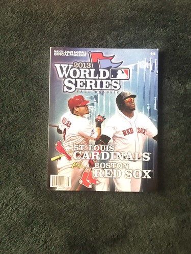 2013 world series program - world,